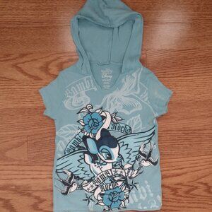 4/5 | Punk Bambi Rocks Hoodie Tee | Disney